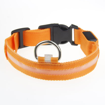 LED Safety Dog Collar – Glow in the Dark, Adjustable & Stylish Night Visibility for Pets